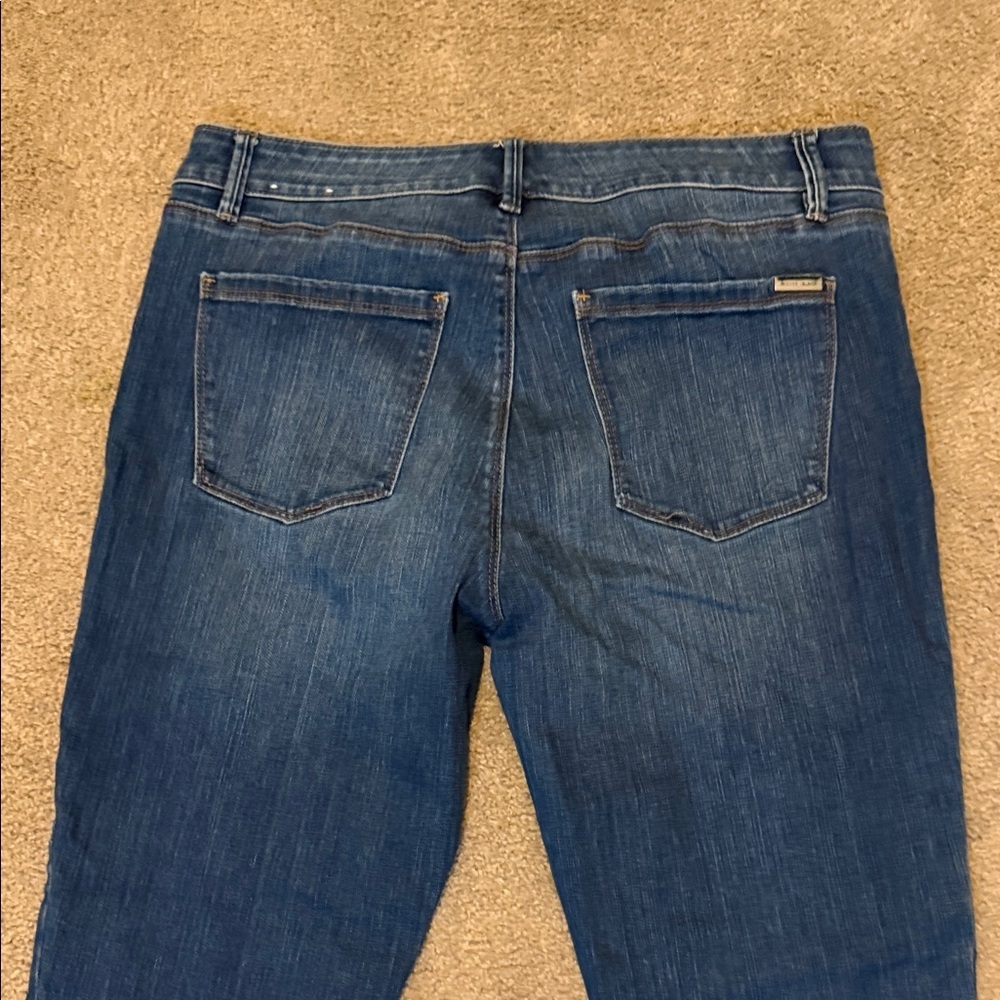 White House Black Market Women's Blue Ankle Jeans - Picture 5 of 9